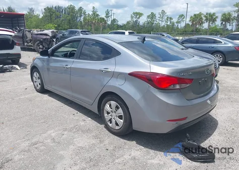 2016 Hyundai Elantra Se z USA, uszkodzony, nr VIN 5NPDH4AE8GH774845